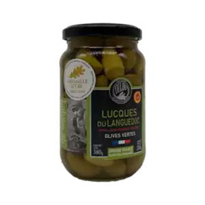 Acheter Olives Verte Lucques Languedoc 380 grs  - Maison Desclaux