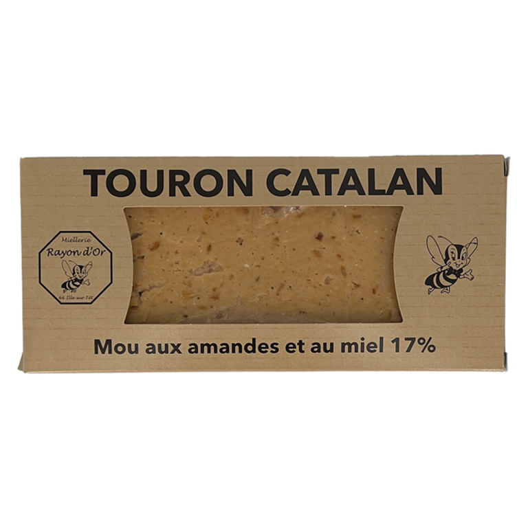 Touron Catalan mou aux amandes